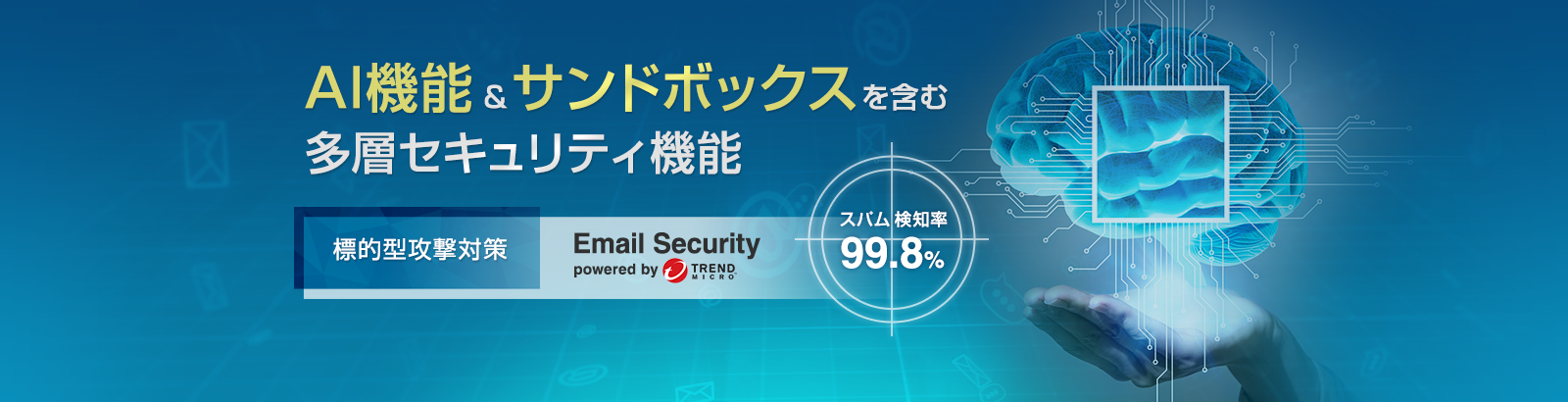 AI機能＆サンドボックスでランサムウェアをはじめとする未知の脅威へ対応